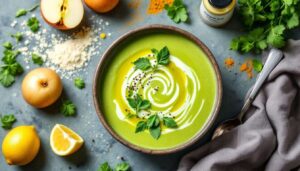 Velouté de cresson et pomme verte, la soupe détox de mars recommandée par les naturopathes