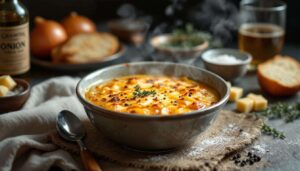 Soupe à l'oignon gratinée : la recette traditionnelle lyonnaise pour les dernières soirées fraîches