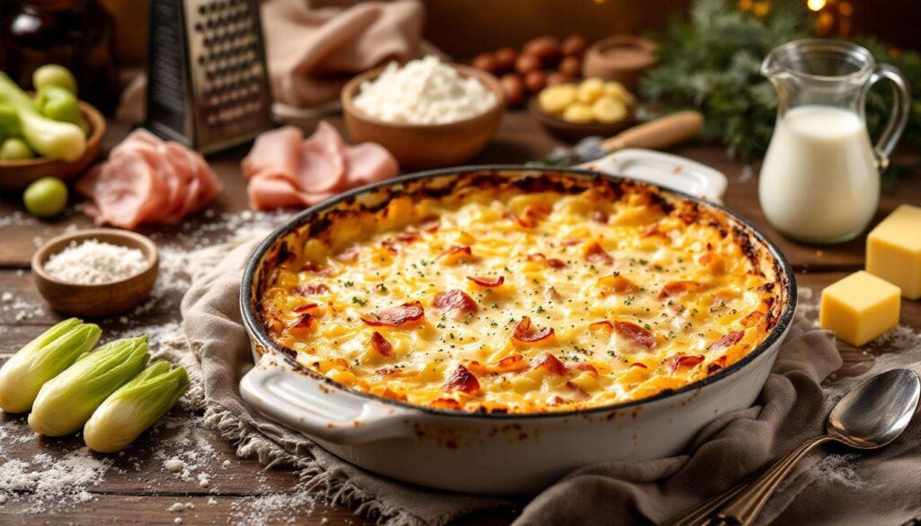 Endives braisées au jambon et béchamel légère : le gratin d'hiver que les familles redemandent chaque semaine