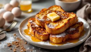 Pain perdu brioché de Cyril Lignac, caramélisé et croustillant : la recette du week-end en 15 minutes