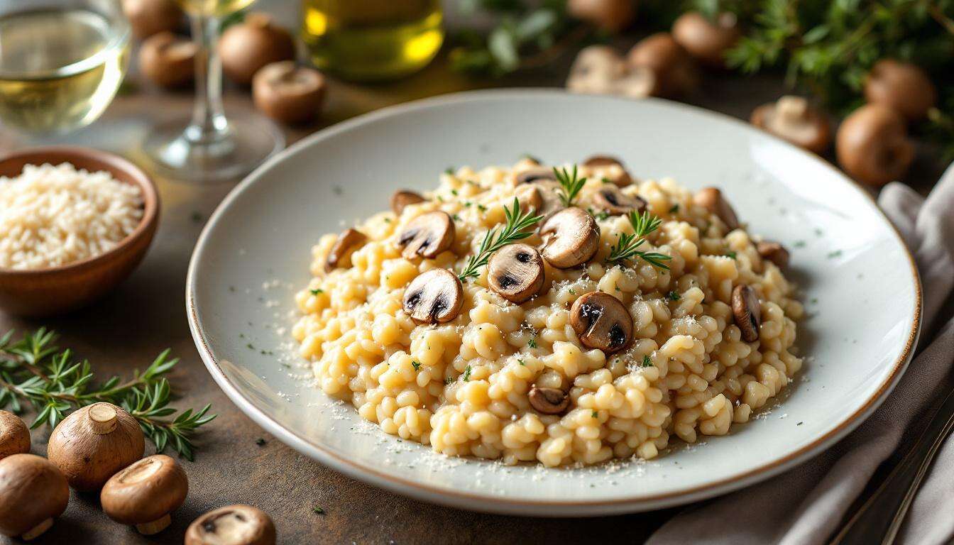 Cookeo : la recette du risotto crémeux aux champignons en 15 minutes qui rivalise avec celui du restaurant