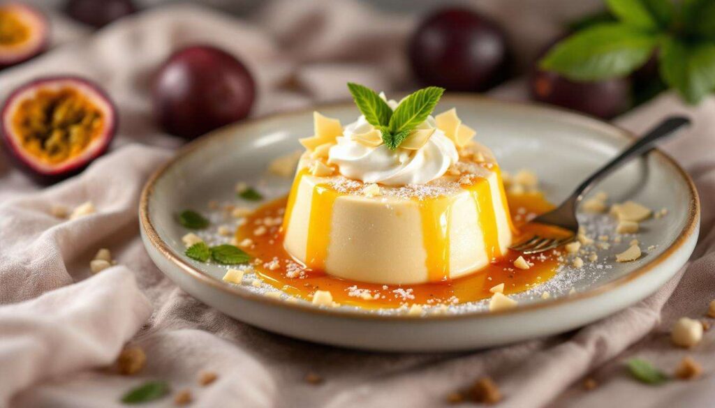 Mousse au chocolat blanc et passion de Christophe Felder, prête en 10 minutes sans cuisson
