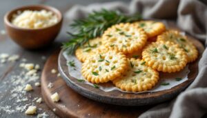 Crackers maison au parmesan et romarin, prêts en 12 minutes : l'apéro qui éclipse les chips !