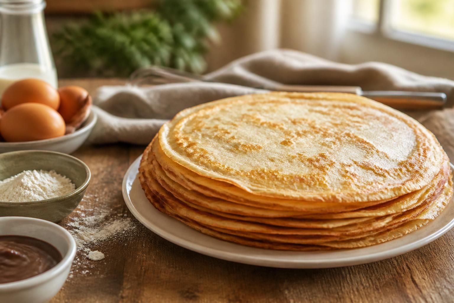 Recette de crêpes pour 6 personnes : légères et inratables
