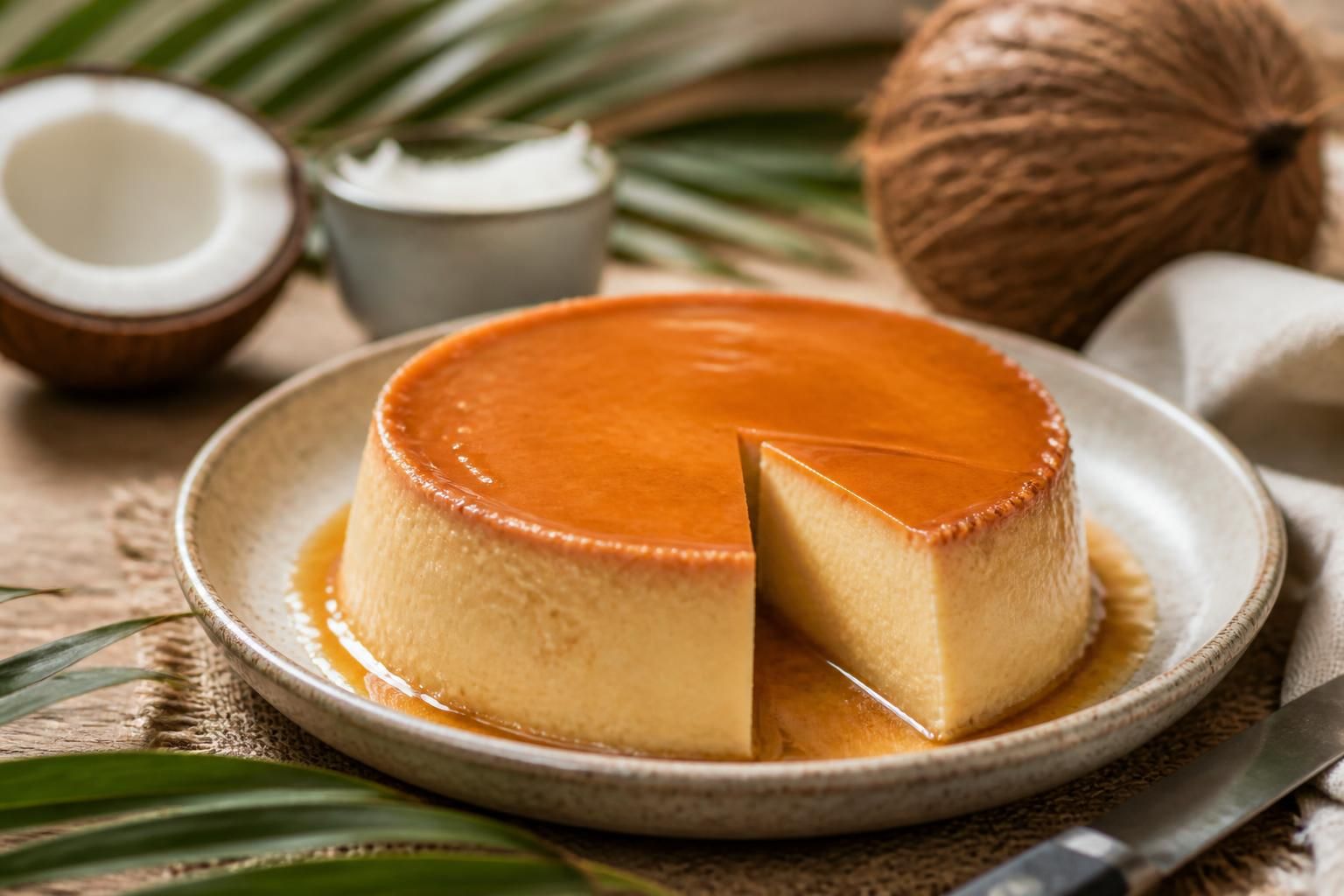 Recette du flan au coco antillais : onctueux, caramélisé et facile