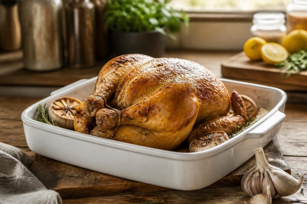 Temps de cuisson du poulet au four selon le poids